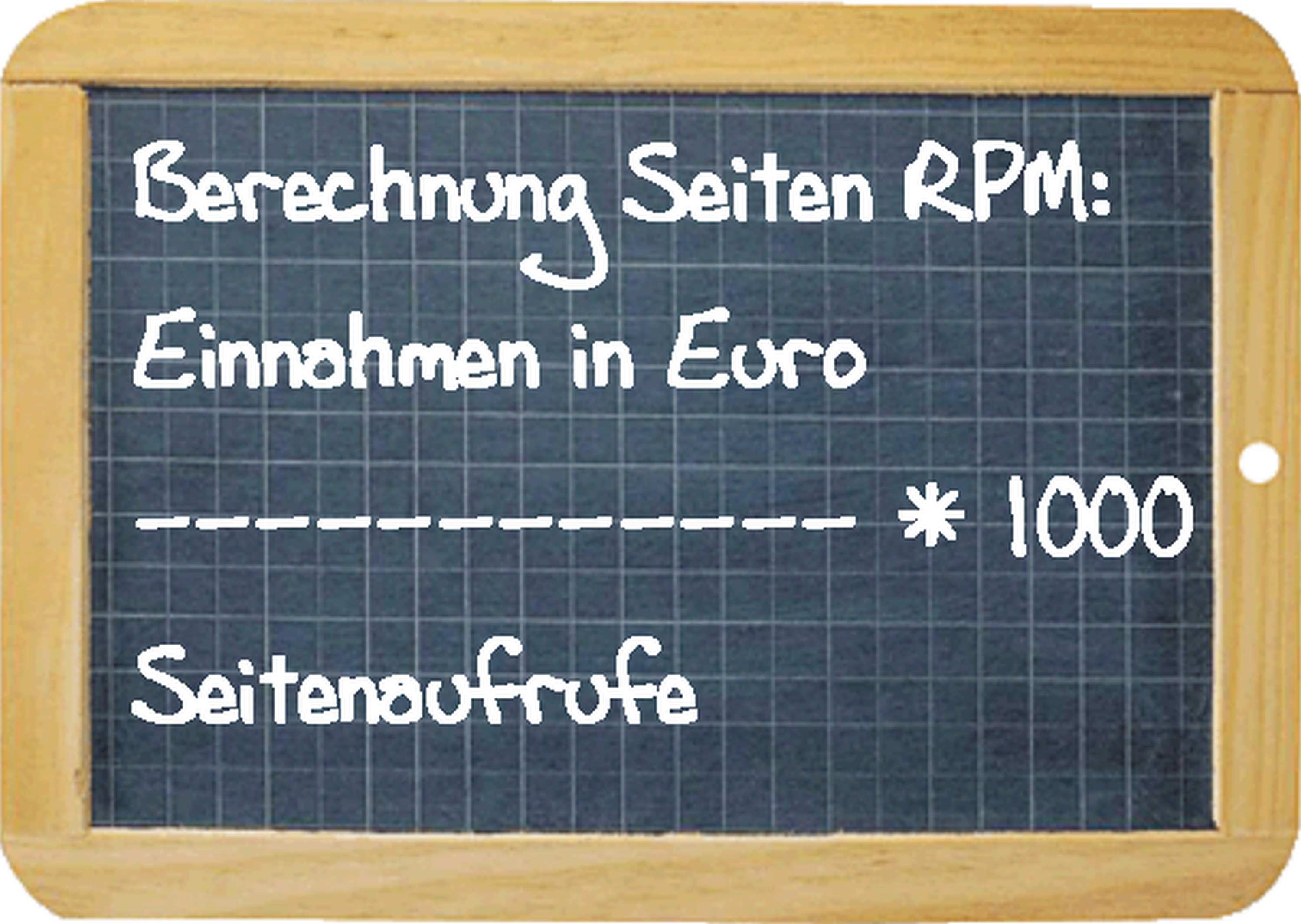 rpm, revenue per thousand impressions, google adsense, Erluterung, Definition, Define, Erklrung, Beschreibung, Was ist ...